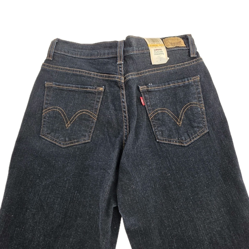 Levi's Perfectly Slimming 512 Boot Cut Indigo BLUE Jeans Women's 6P Denim Y2K